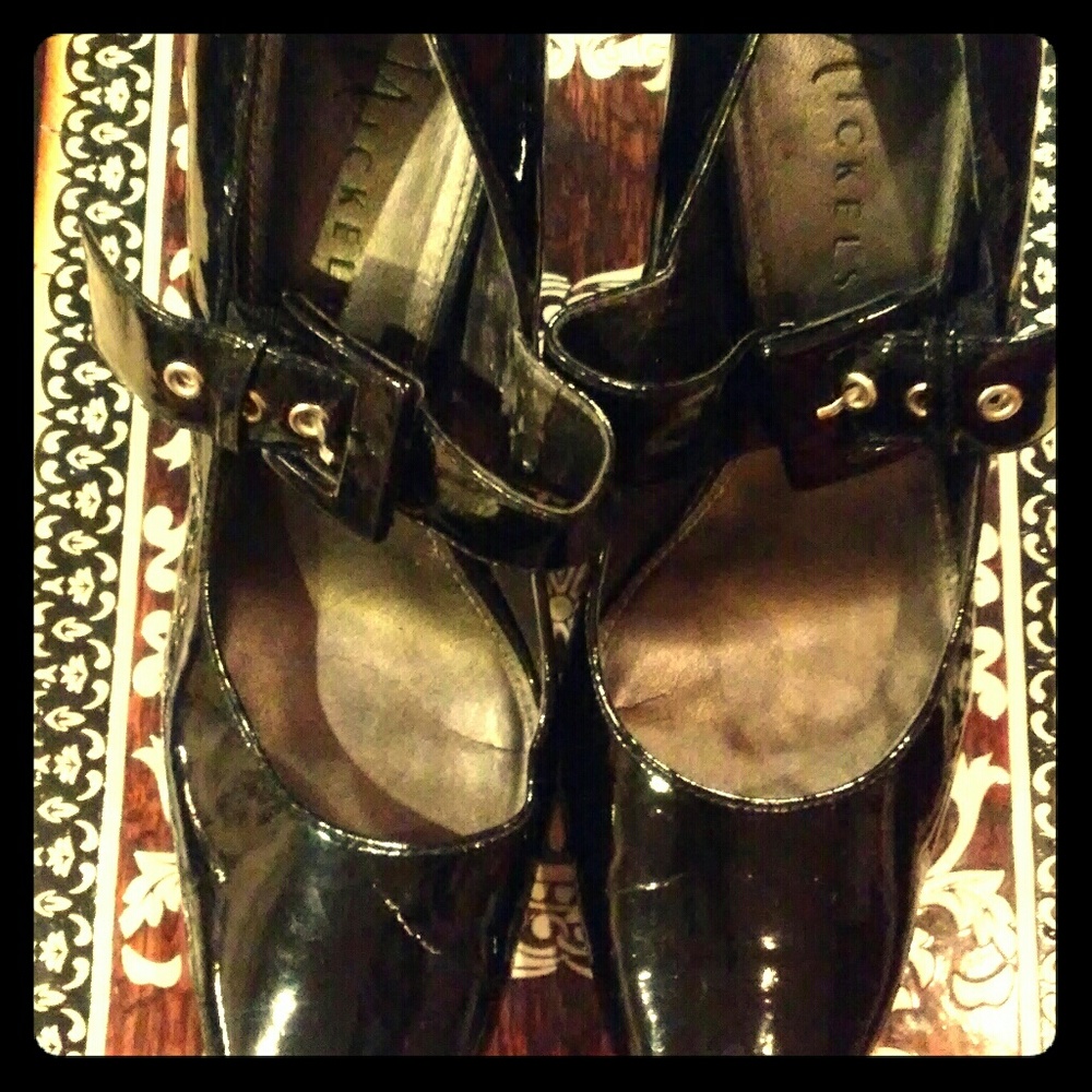 Black Mary Jane Heel